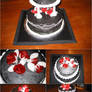 Vampire Wedding Cake