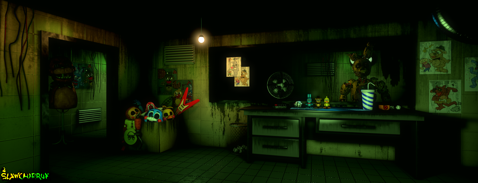 C4D FNaF FNaF 3 Office By RDraws2017 On DeviantArt c4d-fnaf-fnaf-3-office-by-rdraws2017-on-deviantart