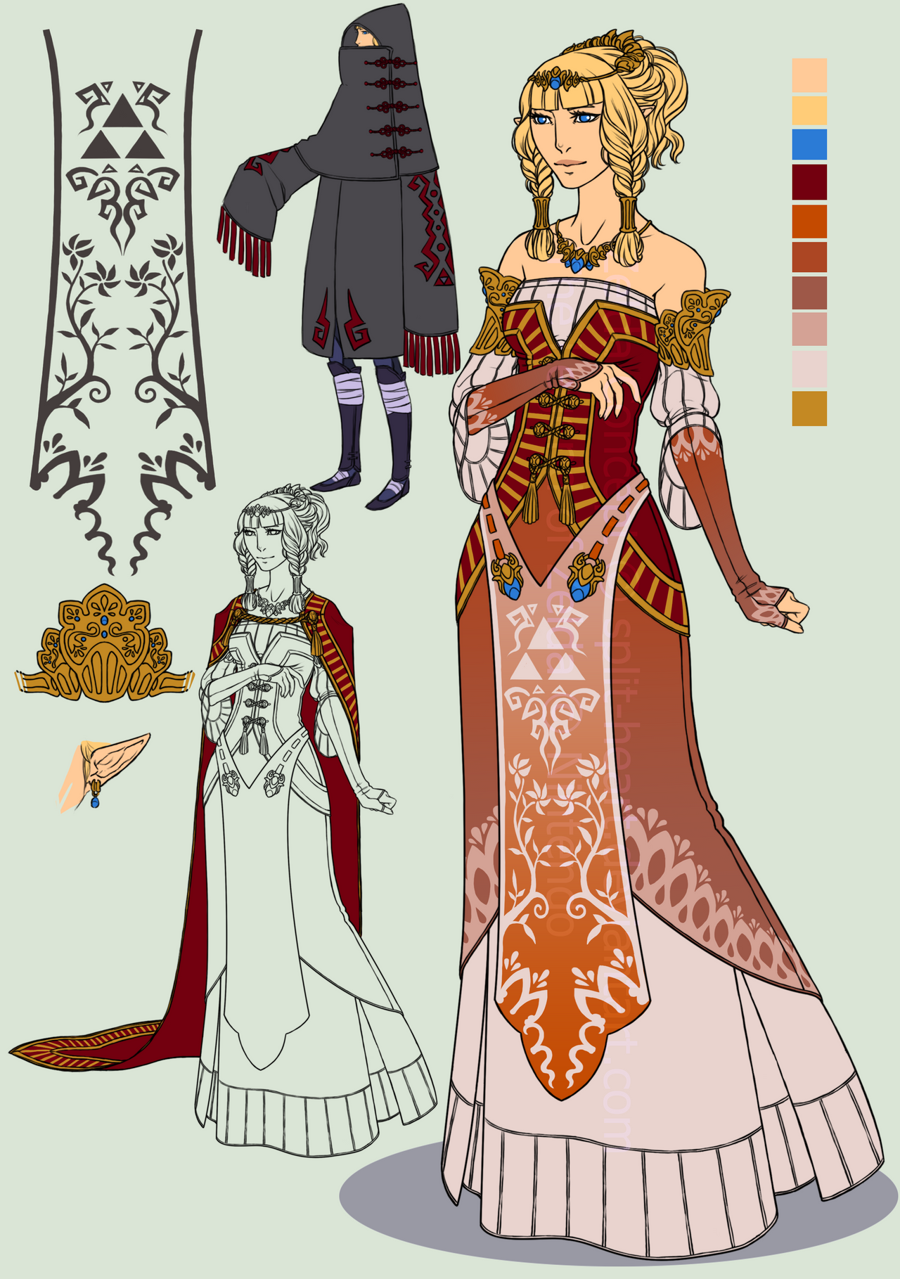 ZeldaAUD: Princess Zelda by Split-Heart on DeviantArt ZeldaAUD: Princess Zelda by Split-Heart on DeviantArt