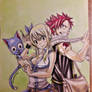 Fairy Tail (Natsu, Lucy, Happy) #fairytail #fanart