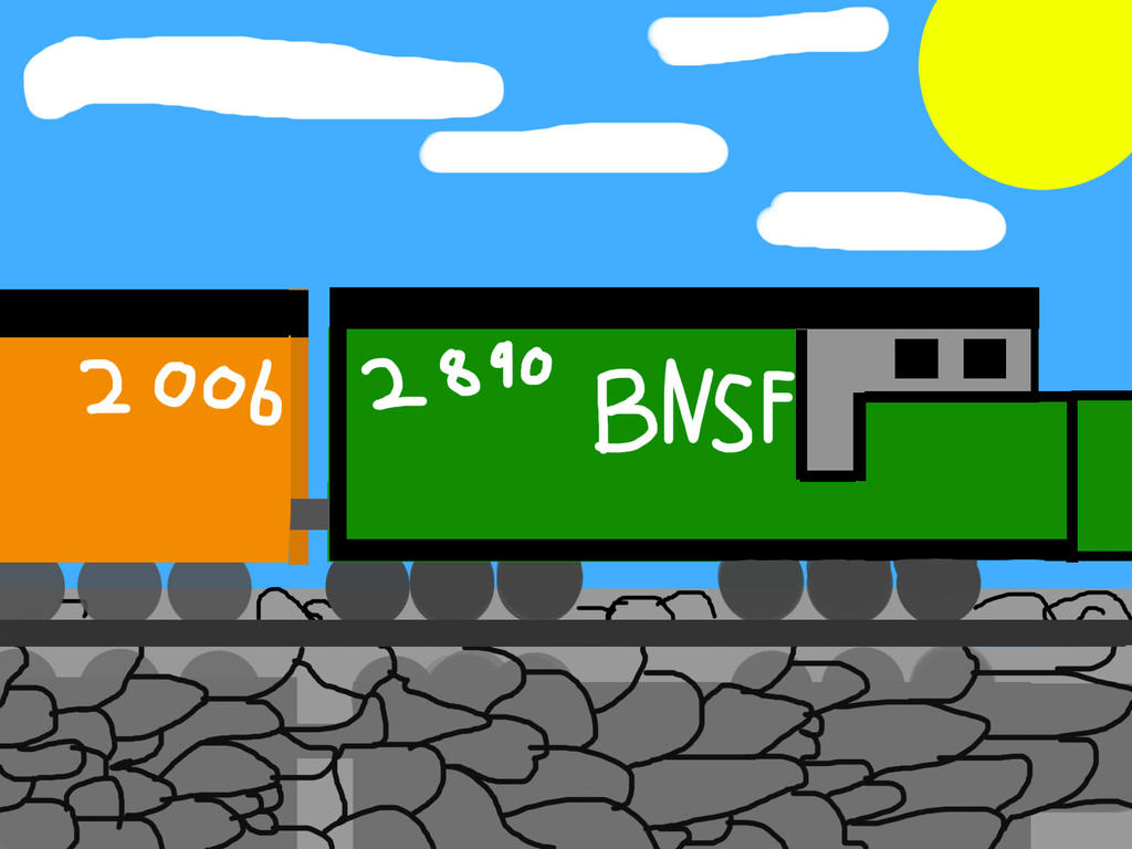 Deviantart Bnsf Train Train BNSF by SnowflakeWolfie1 on DeviantArt