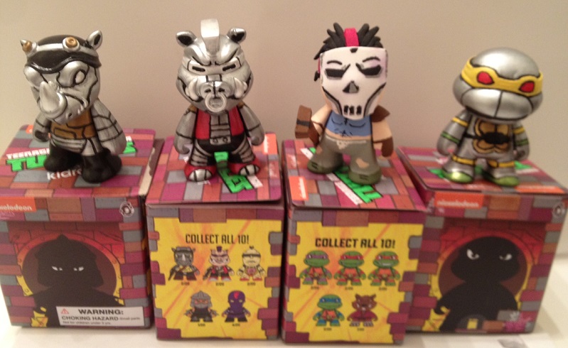 Custom kidrobot TMNT figures.