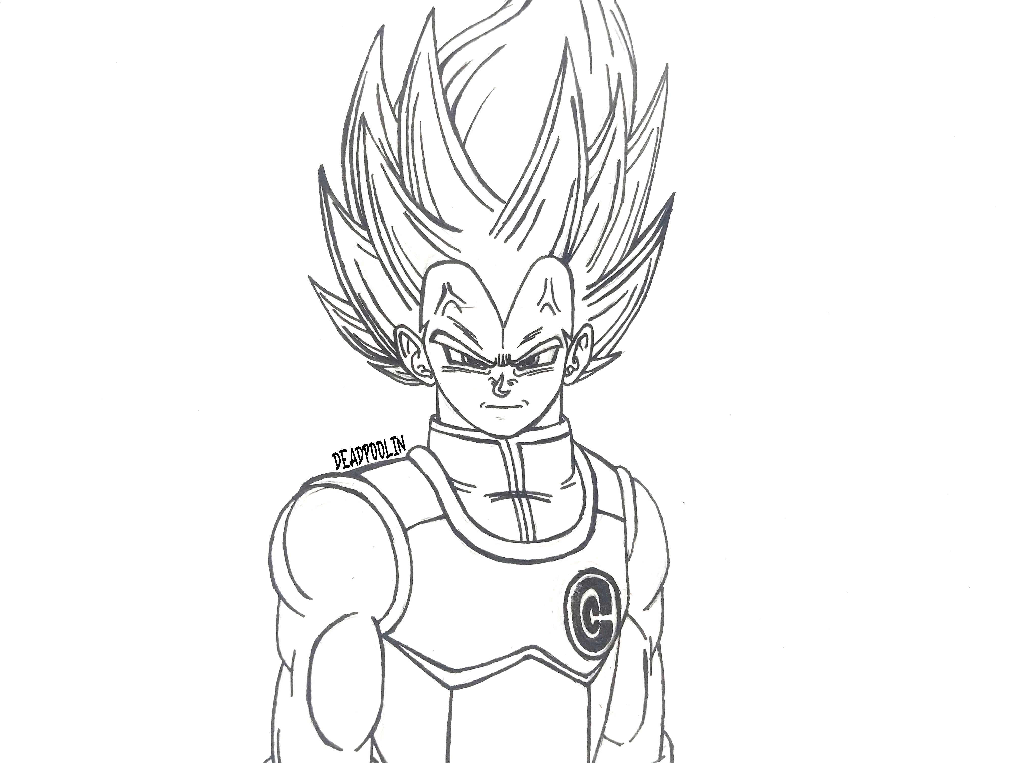 Vegeta ssj blue Maligno