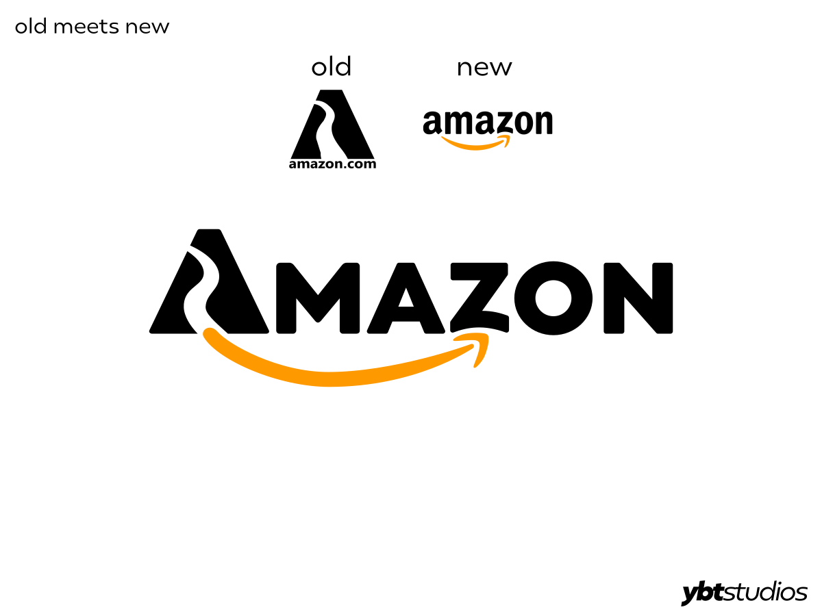 old meets new: amazon logo by YbtStudios on DeviantArt