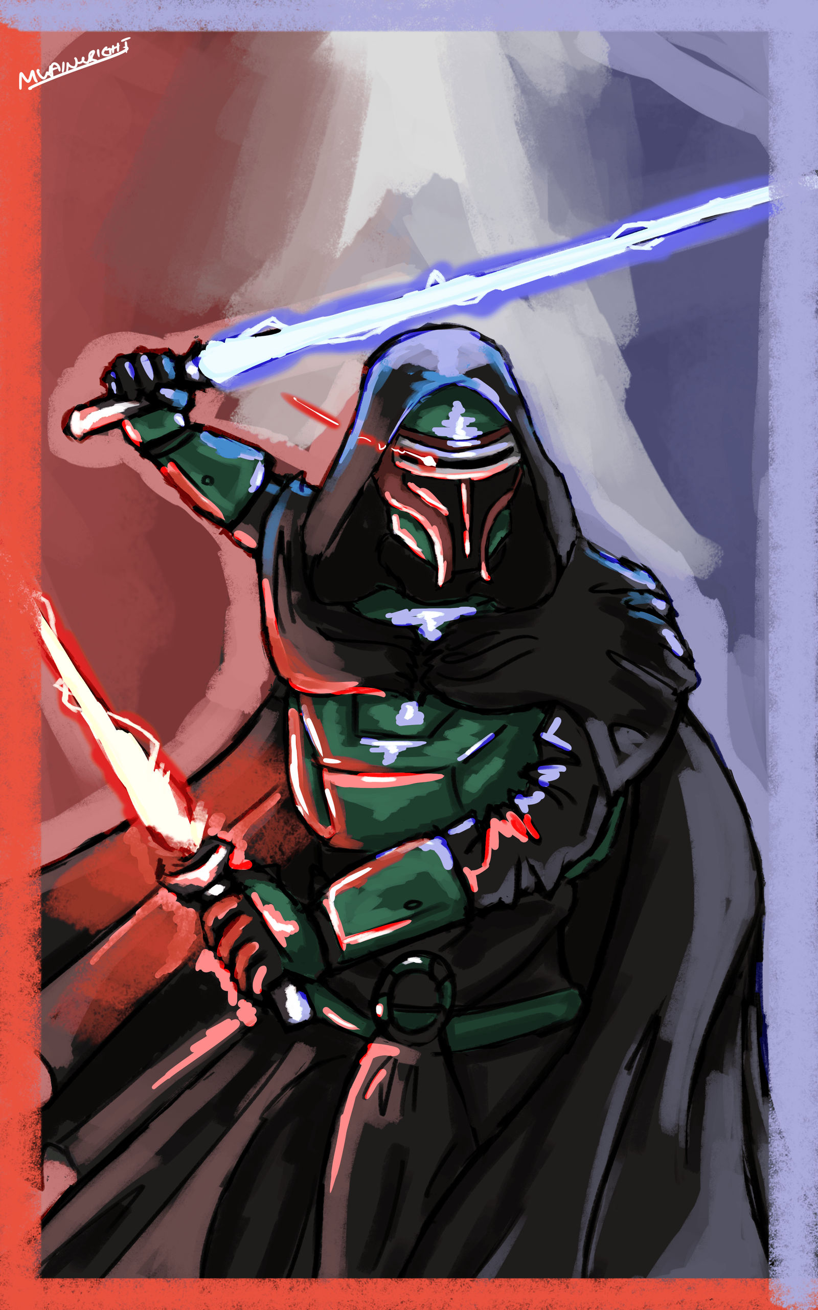 Darth Revan By MarcWainwrightArt On DeviantArt darth-revan-by-marcwainwrightart-on-deviantart
