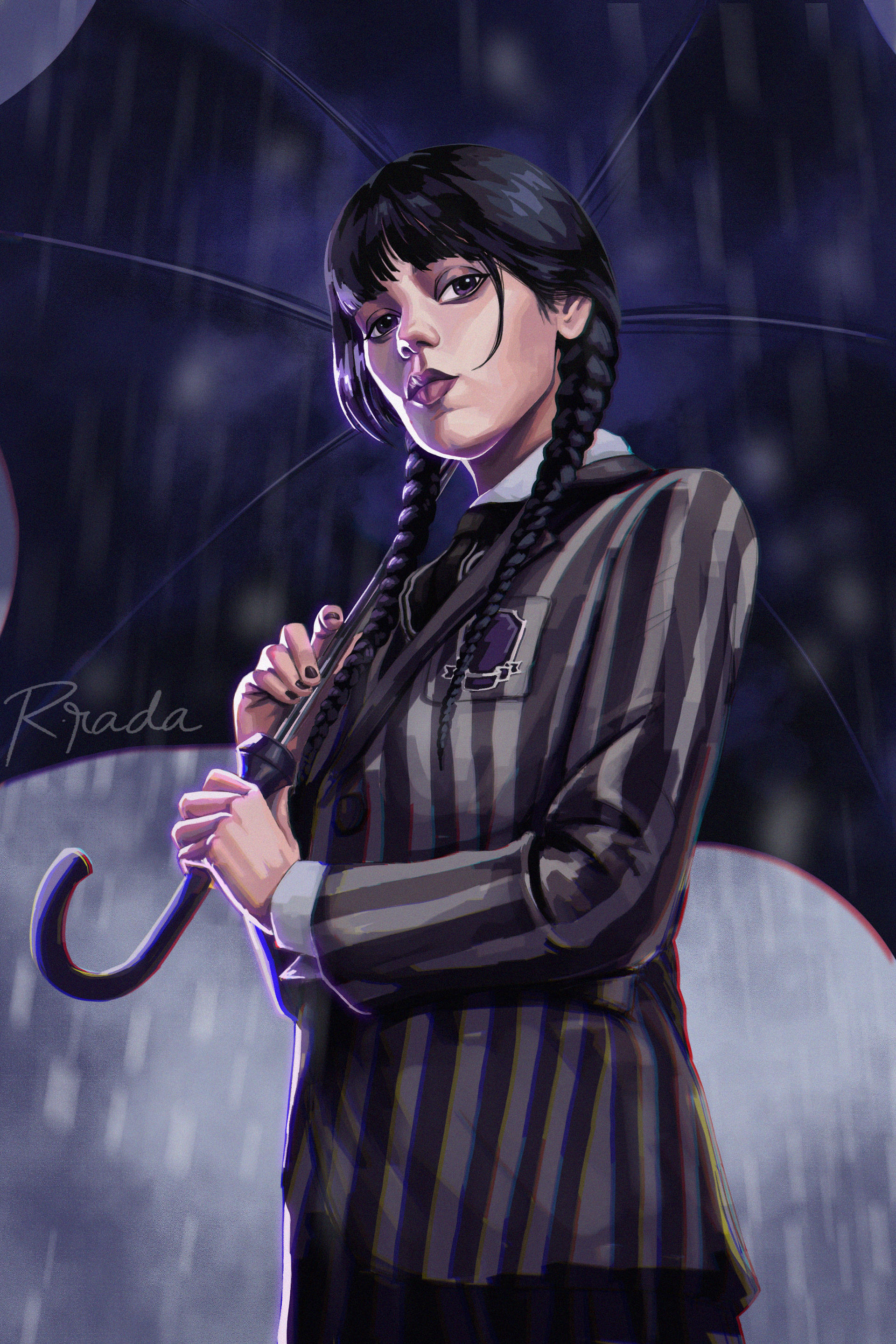 Wednesday Deviantart Wednesday Addams Fanart by kinderodney on DeviantArt