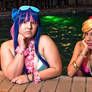 Panty and Stocking: Poolside