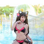 Chocola at the Pool