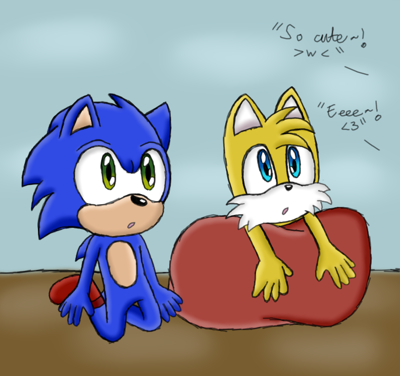 Free: Baby Sonic - Sonic And Tails Baby 