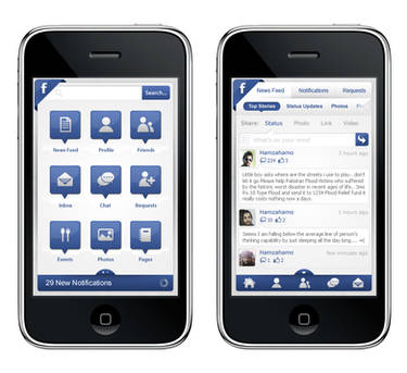 Facebook iPhone's application