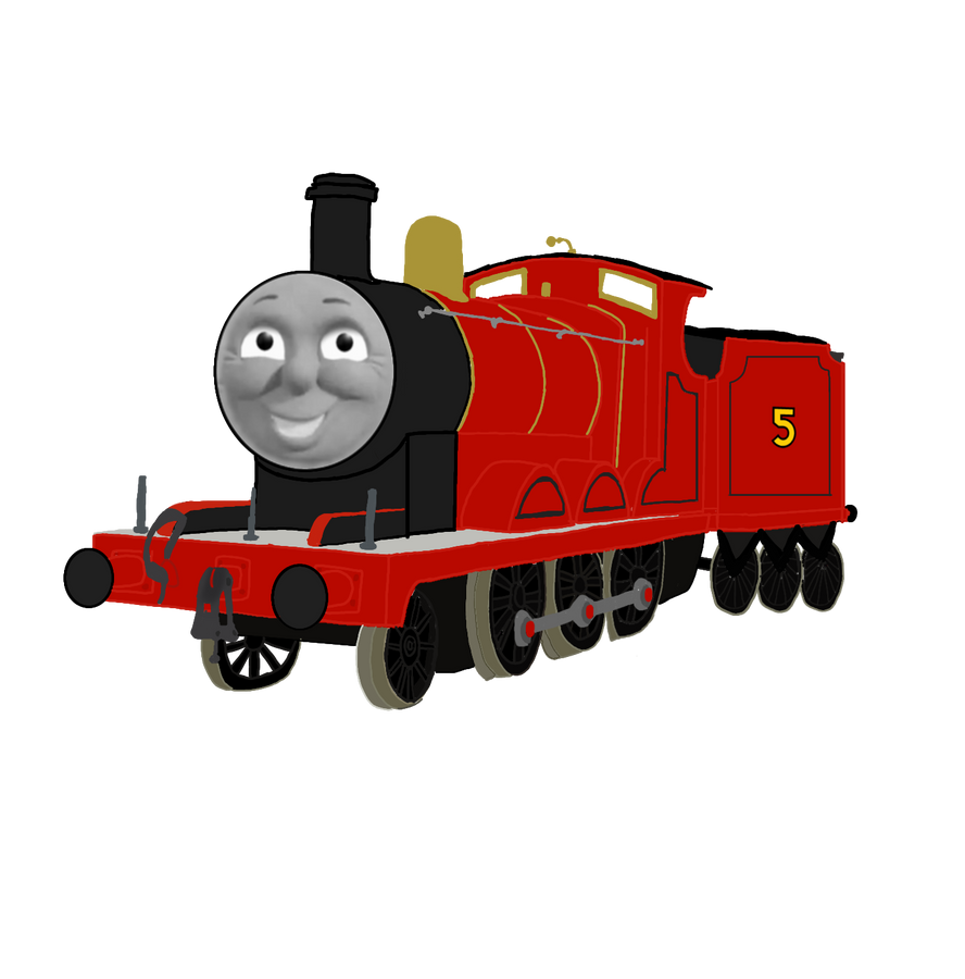 James the red engine by Thomasmariofan10825 on DeviantArt