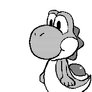 Yoshi farting fire Animated