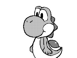 Yoshi farting fire Animated