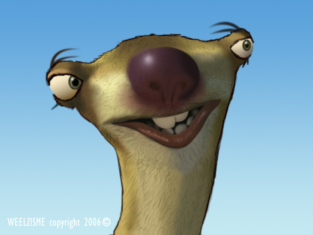 sid the sloth by weelzisme on DeviantArt