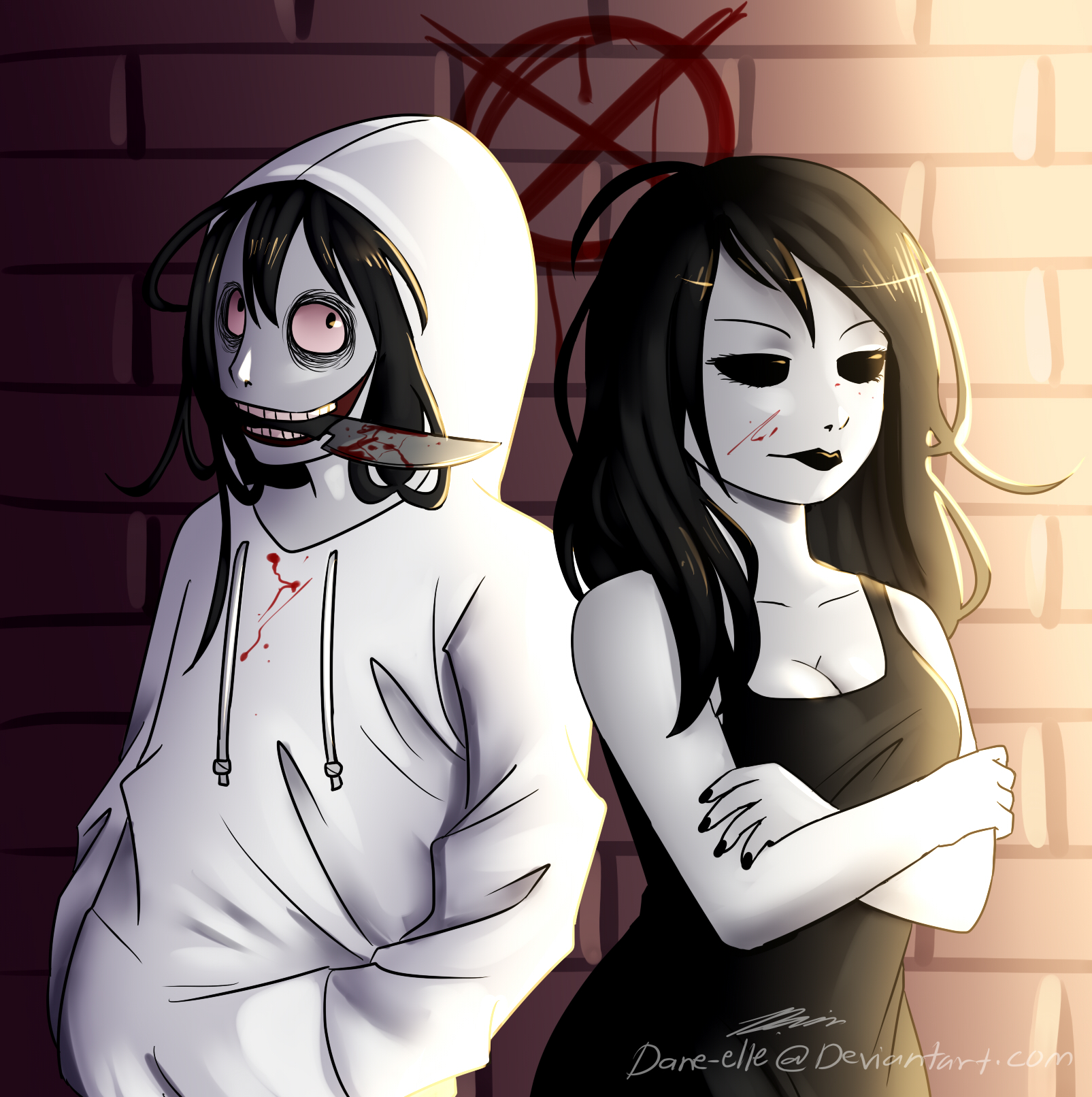 Jeff The Killer And Jane The Killer Drawings, www.galleryhip.com - The  Hippest Pics