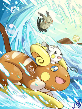 Pokemon Sun and Moon - Alolan Raichu