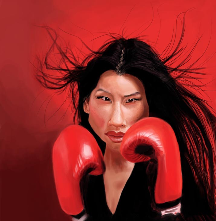 Lucy Liu Caricature