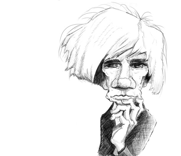 Andy Warhol Caricature