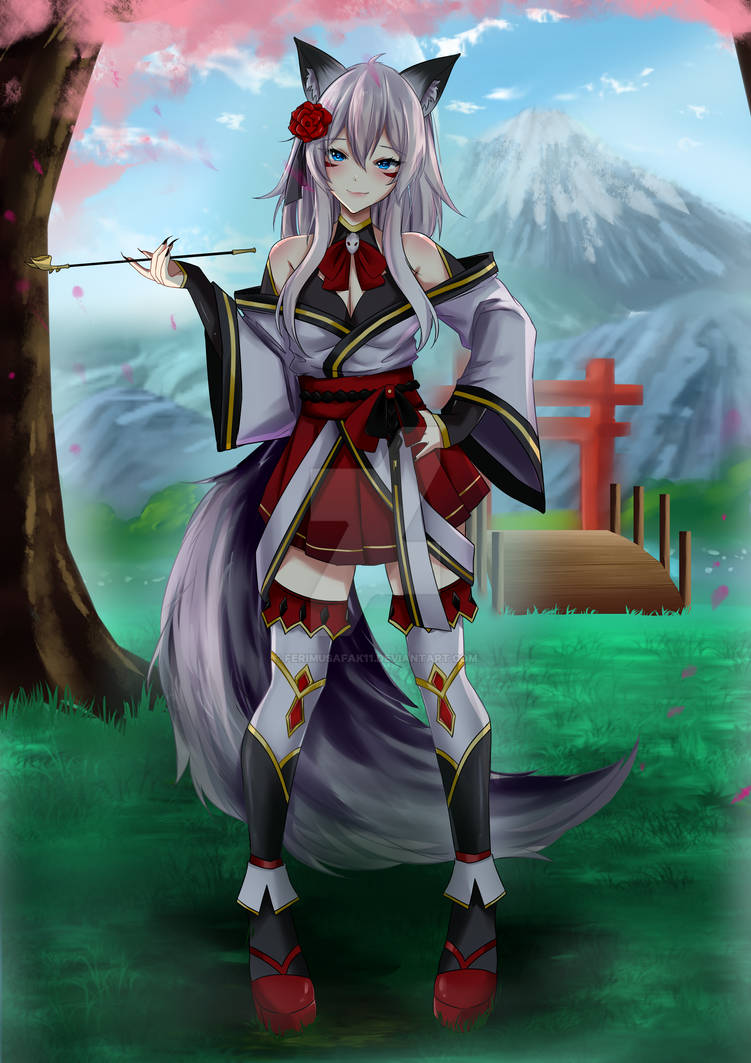 Kitsune Girl by ferimusafak11 on DeviantArt