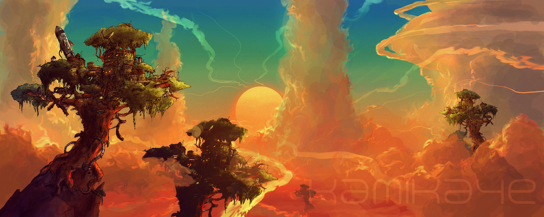 Treehouse Valley by Kamikaye