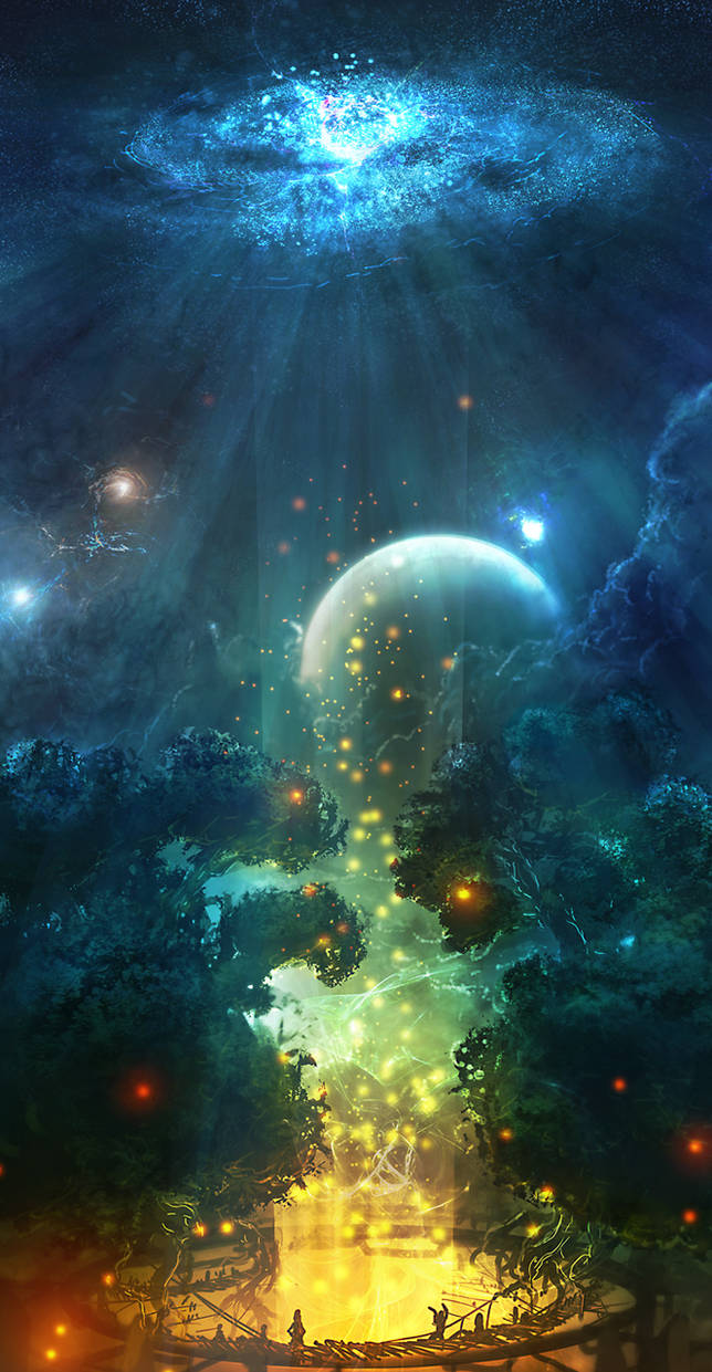 Random Spacescene by Kamikaye on DeviantArt