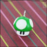 1-Up Mario Mushroom Charm