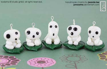 Mononoke Hime Kodama Charms