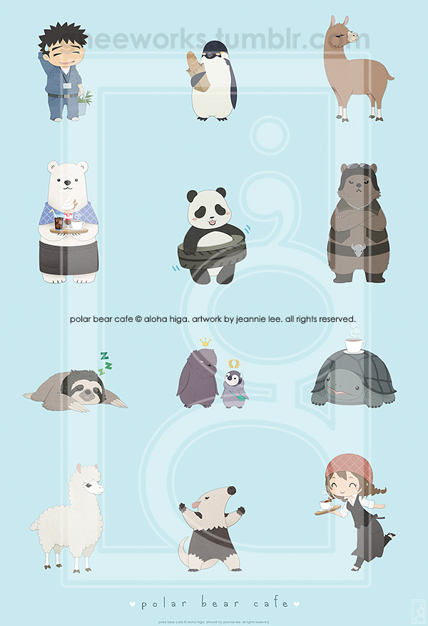 Polar Bear Cafe Print By Junosama On Deviantart