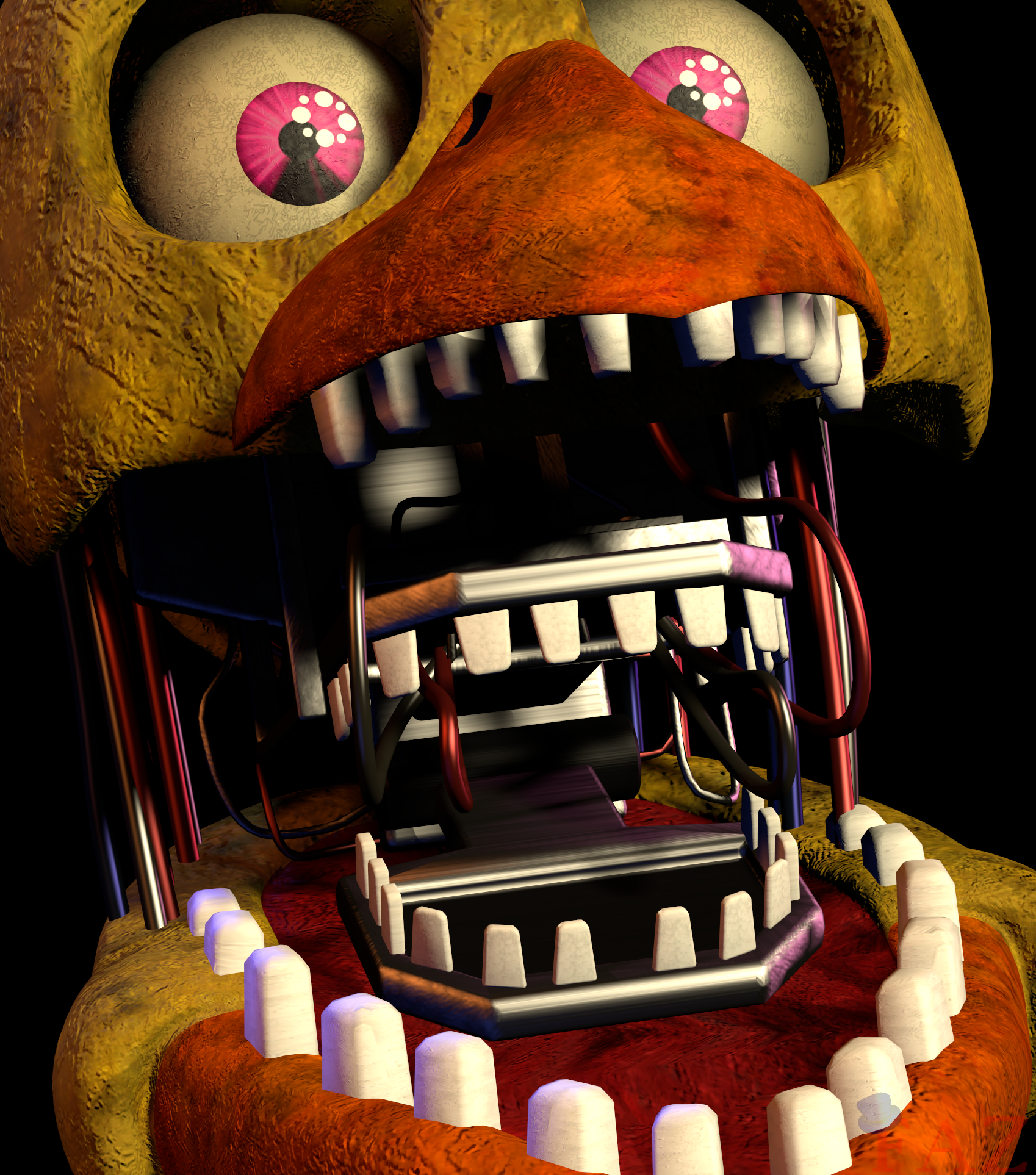 SFM FNAF Remake Withered Chica Icon.