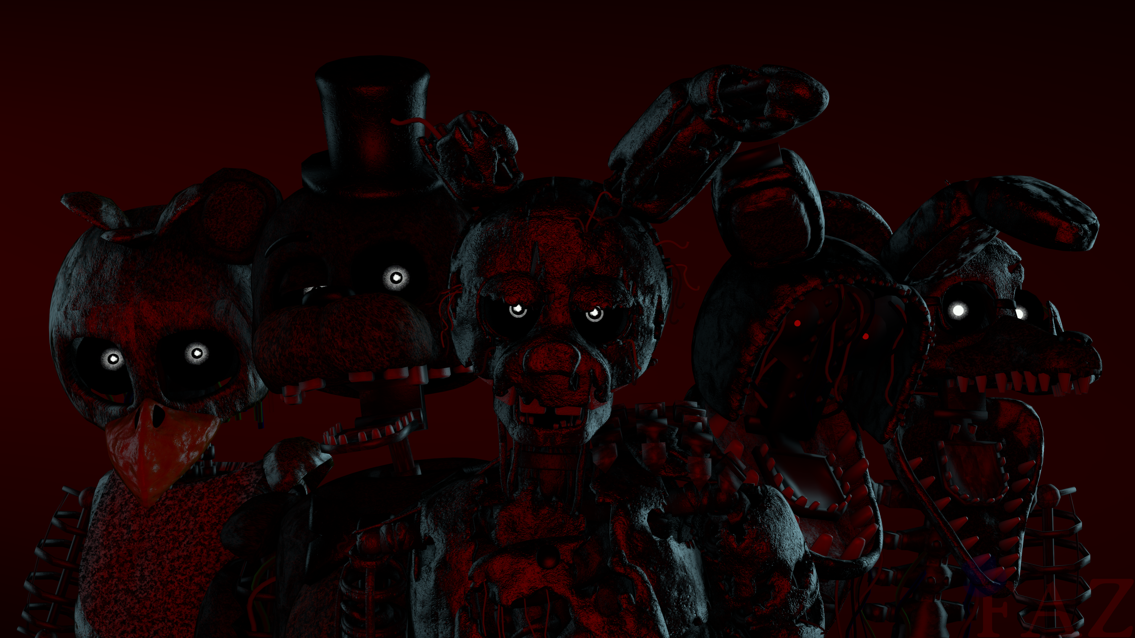 The Joy of Creation ( my take on the animatronics ) : r