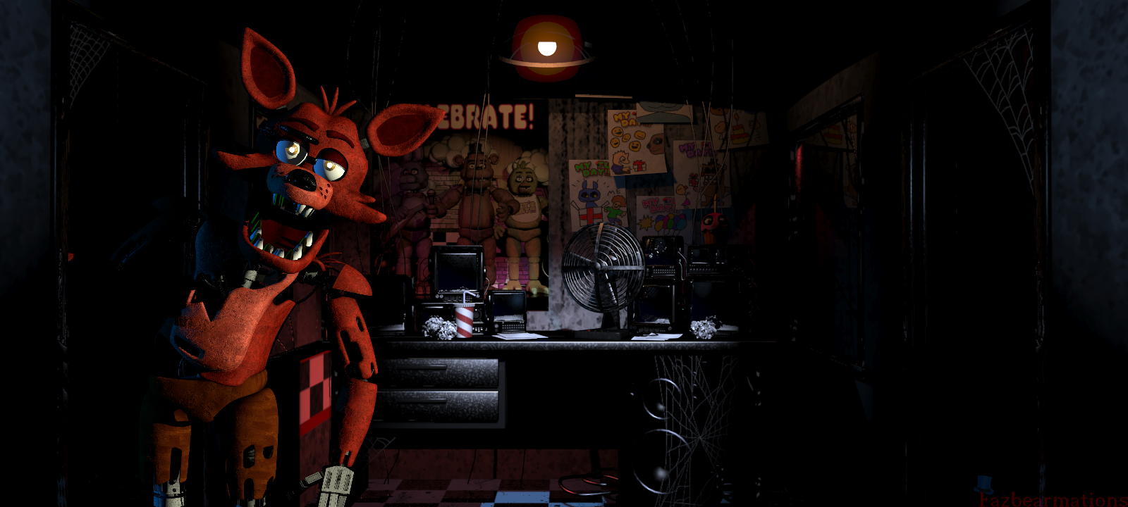 ArtStation - Five nights at freddy's office (remake)