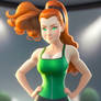 Totally Spies Ponytail Sam -Red H- 3D Ai - Var X.1