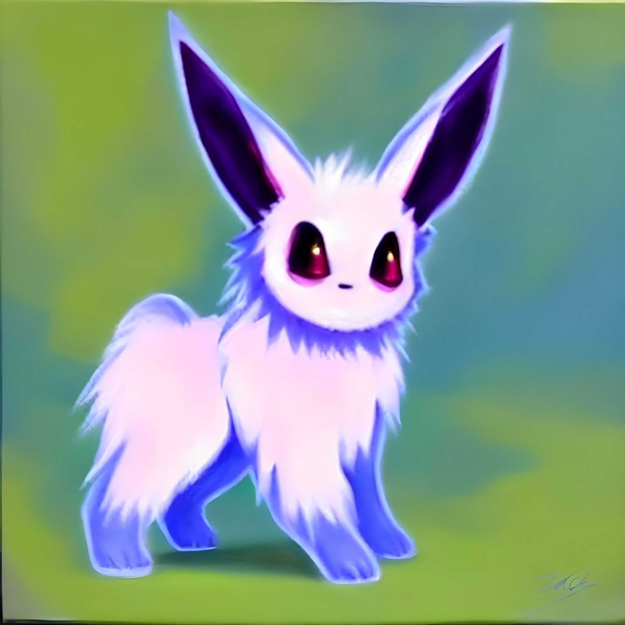 GhostType Eevee by OrangeLumber on DeviantArt
