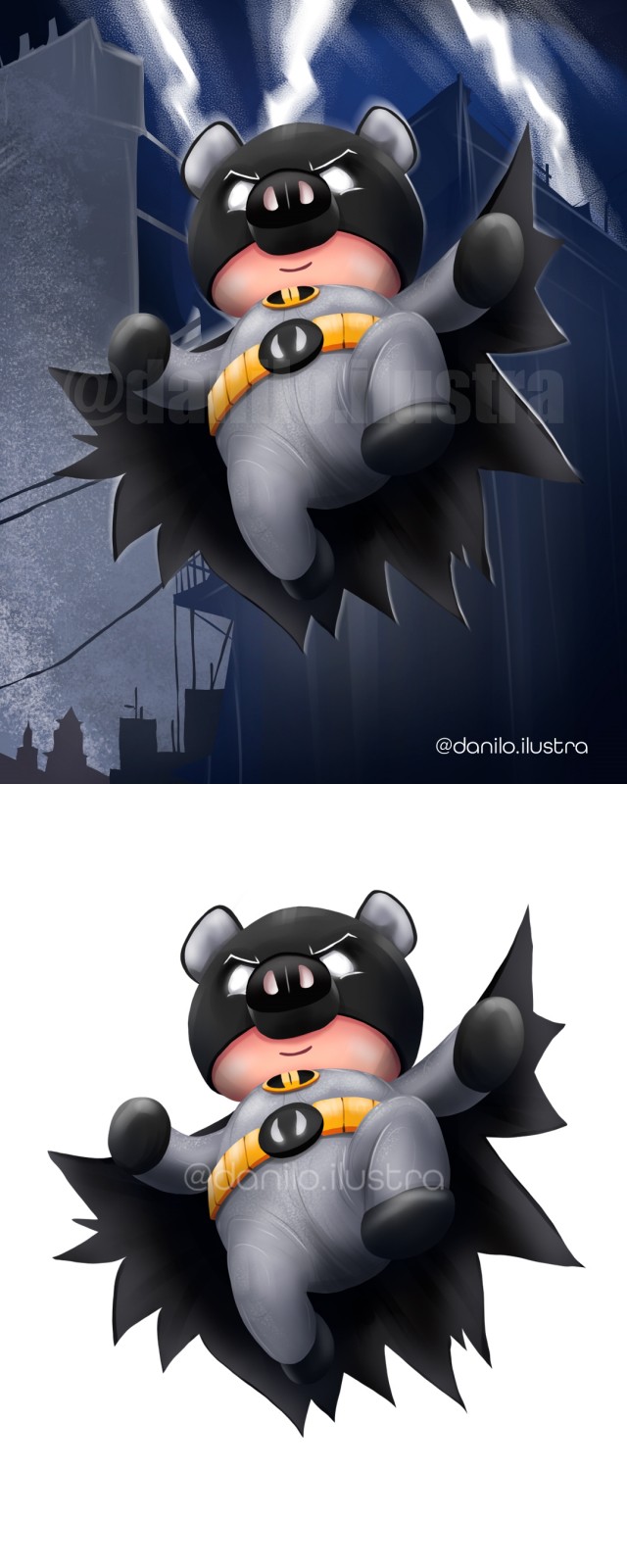 Bat Pigman - Batman Pig Version by FerrerasBS on DeviantArt