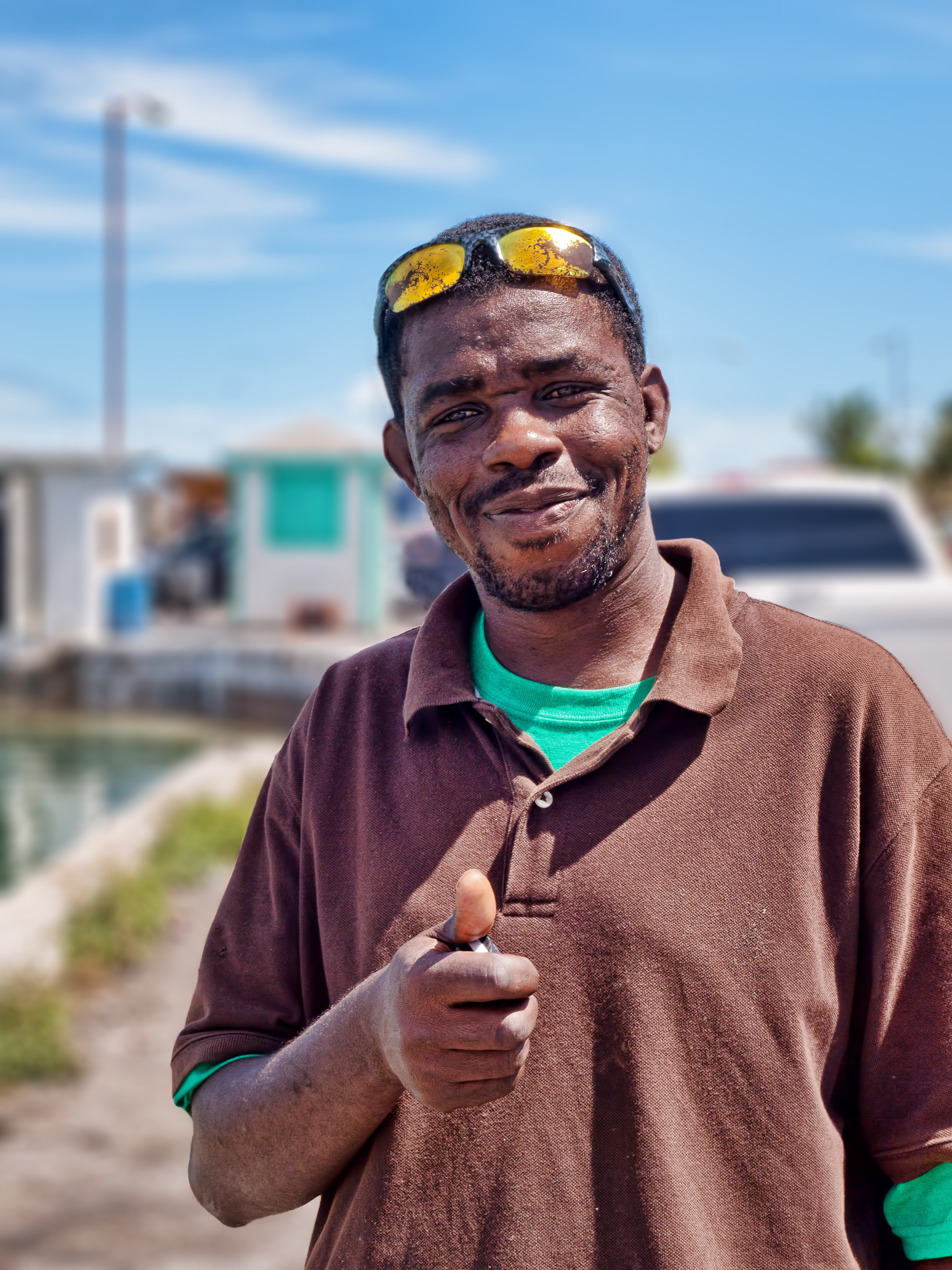 Potter's Cay fisherman.