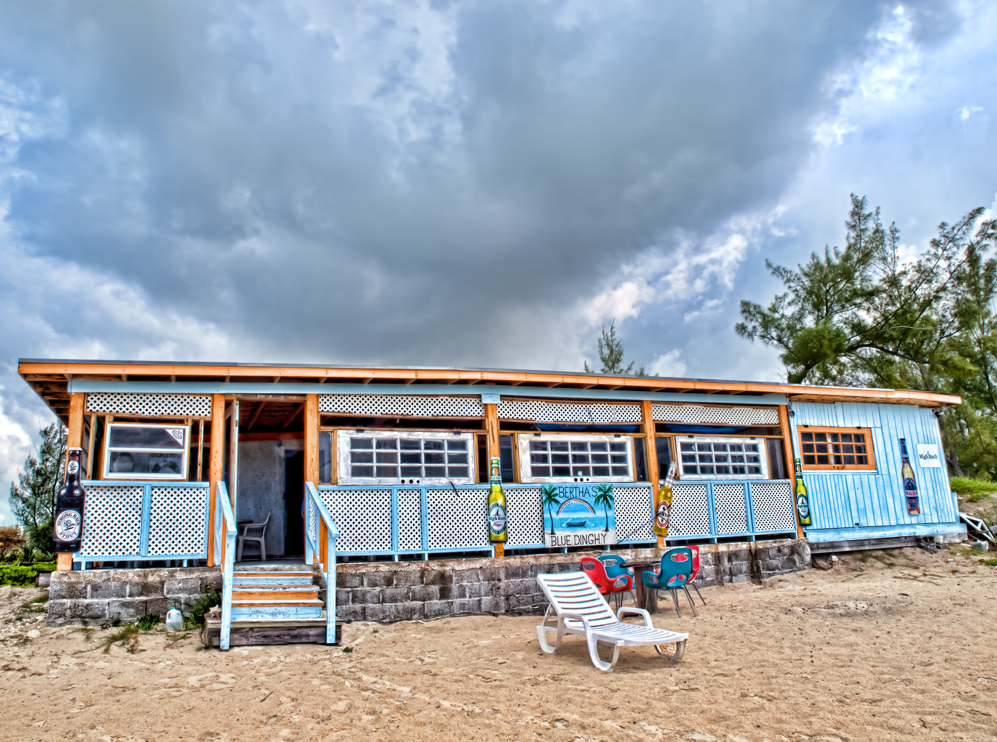 Bertha's Blue Dinghy