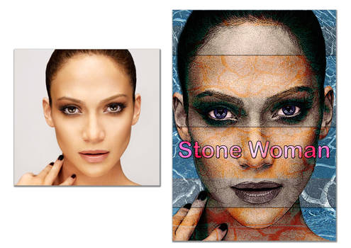 J Lo as stone woman