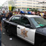 american police car on pride