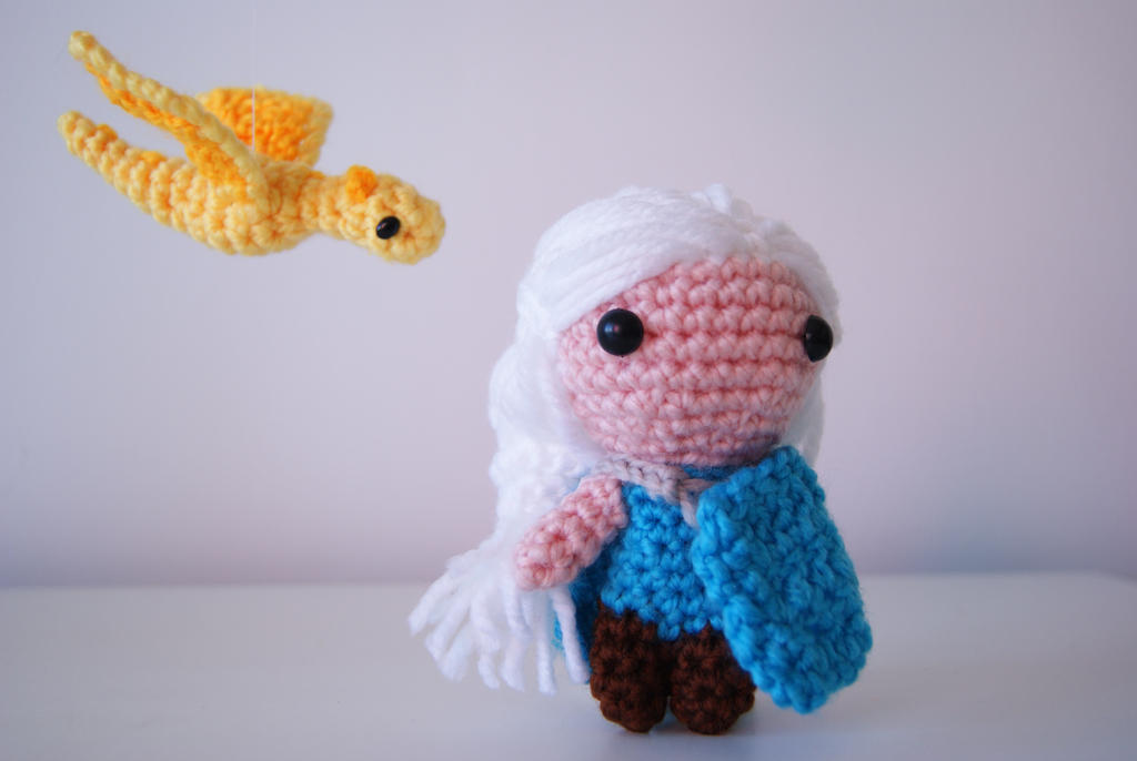 Daenerys Targaryen and Viserion