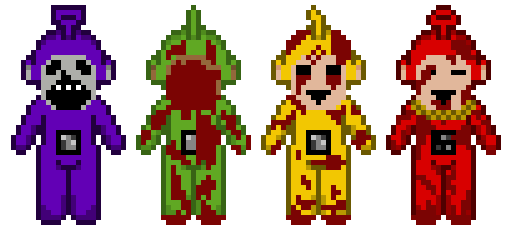 Slendytubbies 2d character and s2d multiplayer character