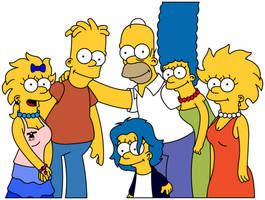 Simpsons Fantasy Family Photo