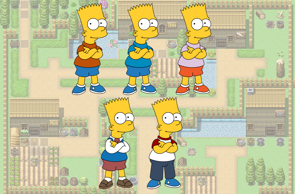 SimpFant - Bart's Outfits