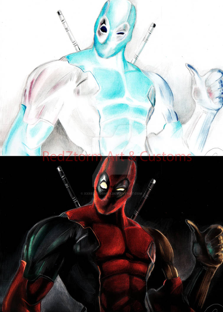 Deadpool Invert Color Invert art Deadpool by XxRedZtormxX on DeviantArt