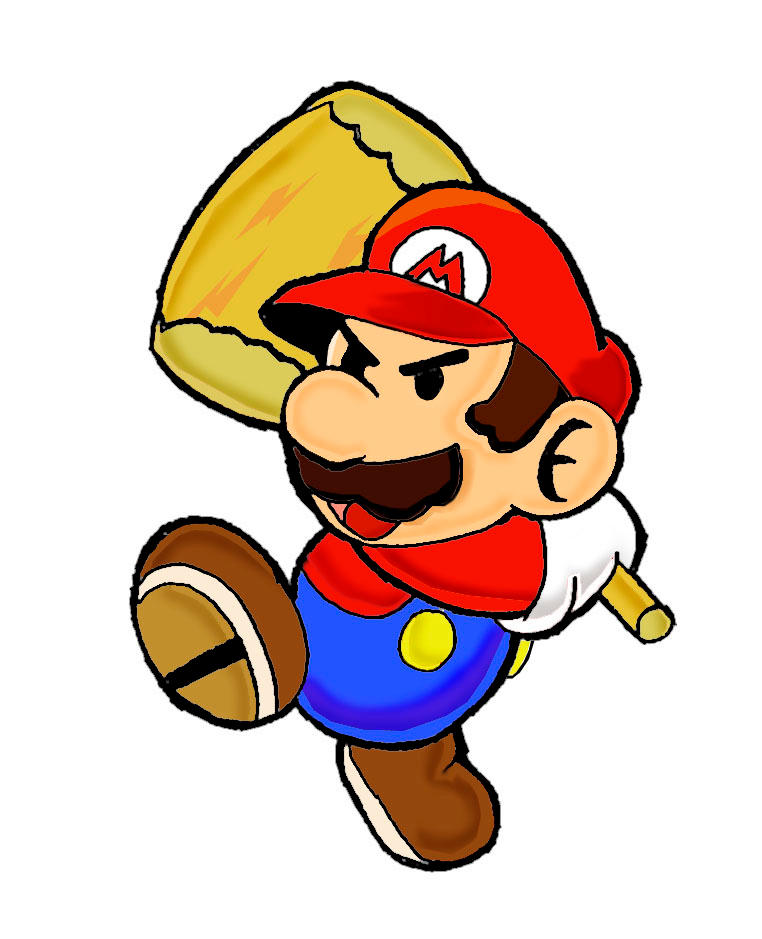 Paper Mario Swinging by Segavenom on DeviantArt