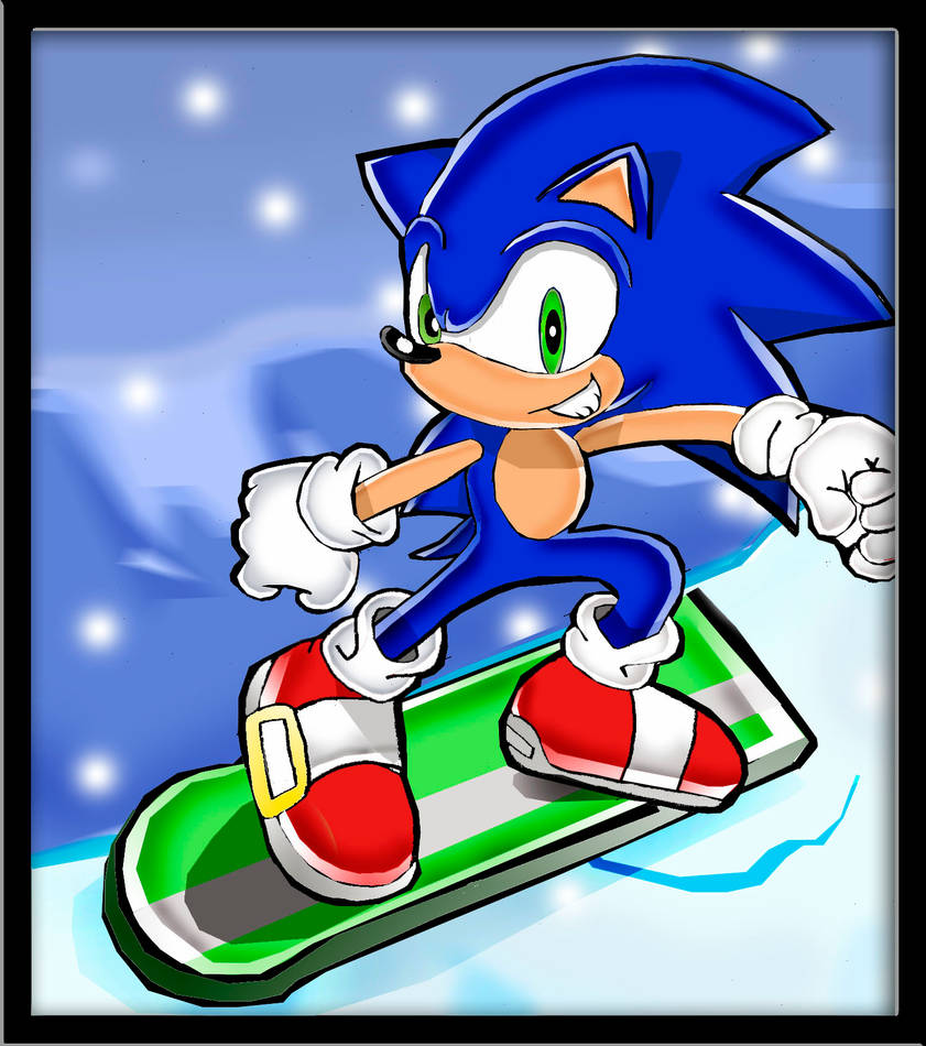Sonic Snowboarding by Segavenom on DeviantArt
