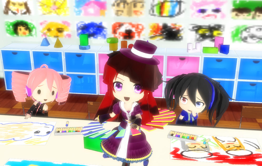 (MMD) Chibi Ritsu Namine model Dl by MMDblackcat on DeviantArt