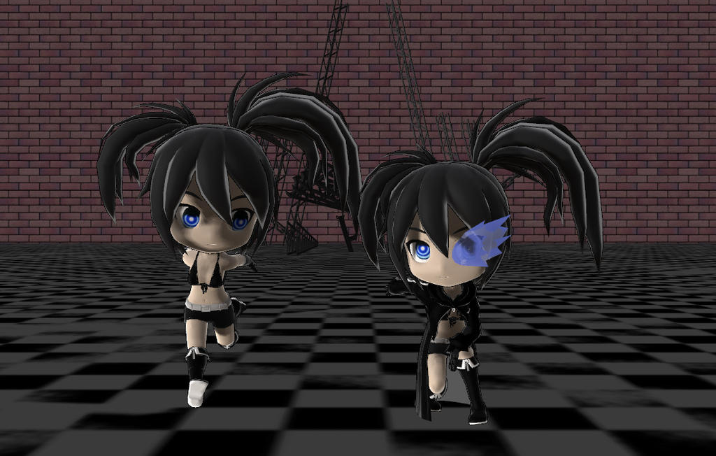 .:MMD:. Black rock shooter dl