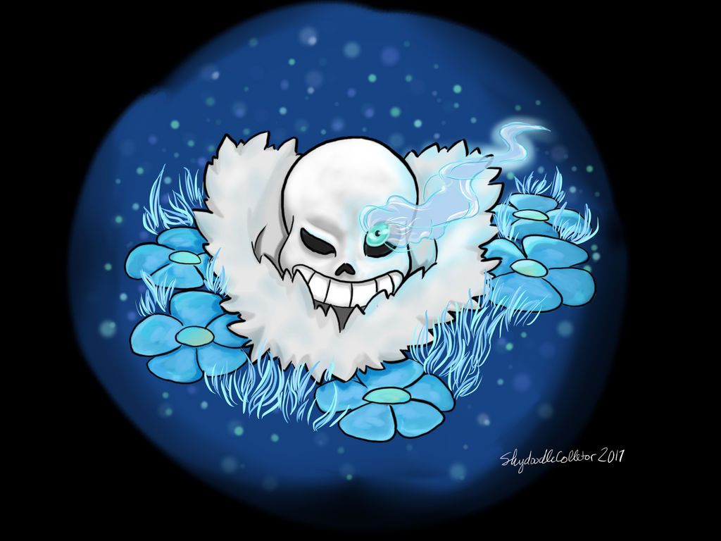 Sans and His Glowing Eyes by shydoodlecollector on DeviantArt