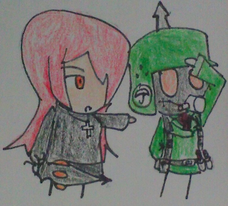 Parasoul and an egret