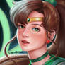 Sailor Jupiter fanart by Linlinbeebee